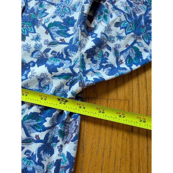 Liz Thomas Plus Womens Floral Button Shoulder Top Size 22 - Picture 6 of 7
